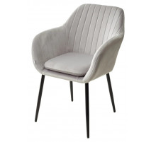 Стул ALABAMA BLUVEL-03 LIGHT GREY, велюр