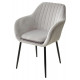 Стул ALABAMA BLUVEL-03 LIGHT GREY, велюр
