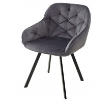 Стул GALE BLUVEL-14 GREY поворот.360 град., велюр