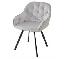 Стул GALE BLUVEL-03 LIGHT GREY поворот.360 град., велюр