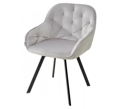 Стул GALE BLUVEL-03 LIGHT GREY поворот.360 град., велюр