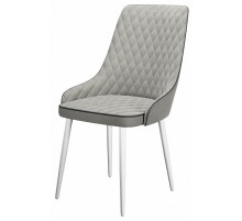 Стул DikLine 305 B22 GREY /ножки белые