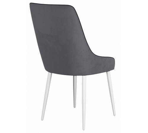 Стул DikLine 305 B28 ANTRACITE, ножки белые
