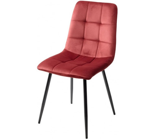 Стул BARI UF910-11 WINE RED, велюр / черный каркас