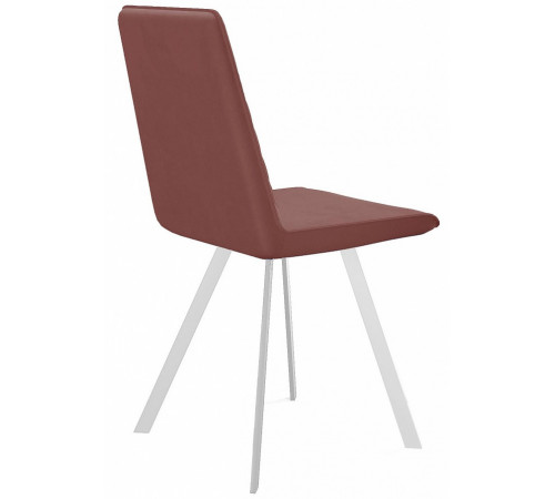 Стул DikLine 202 B36 PINK, ножки белые