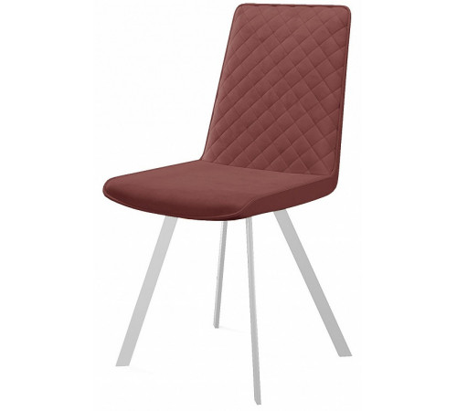 Стул DikLine 202 B36 PINK, ножки белые