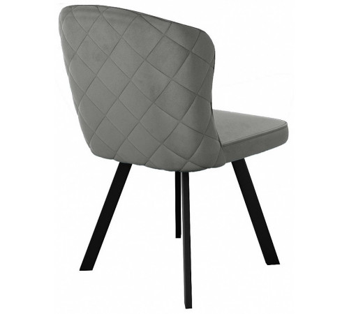Стул DikLine 219 поворотный, B22 GREY, ножки черные