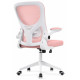 Компьютерное кресло Konfi pink / white