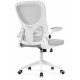 Компьютерное кресло Konfi light gray / white