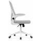 Компьютерное кресло Konfi light gray / white