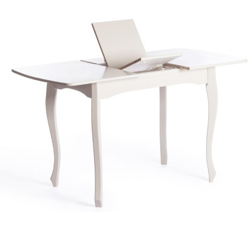 Стол Катерина Прованс/CATERINA PROVENCE  бук, мдф, 100/130x70x75 см, Ivory white