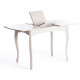 Стол Катерина Прованс/CATERINA PROVENCE  бук, мдф, 100/130x70x75 см, Ivory white