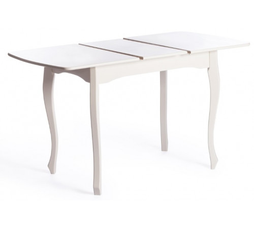 Стол Катерина Прованс/CATERINA PROVENCE  бук, мдф, 100/130x70x75 см, Ivory white