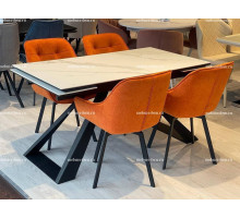 Обеденная группа SKZ140 БМ/252 B17/опоры черные