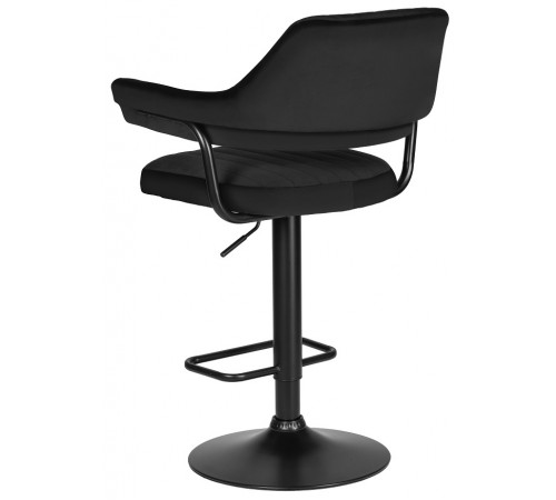 Стул барный DOBRIN CHARLY BLACK/LM-5019_BlackBase черный велюр (MJ9-101)