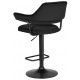 Стул барный DOBRIN CHARLY BLACK/LM-5019_BlackBase черный велюр (MJ9-101)
