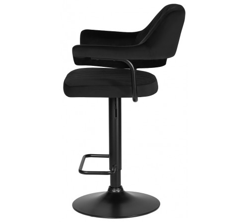 Стул барный DOBRIN CHARLY BLACK/LM-5019_BlackBase черный велюр (MJ9-101)