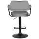 Стул барный DOBRIN CHARLY BLACK/LM-5019_BlackBase серый велюр (MJ9-75)