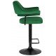 Стул барный DOBRIN CHARLY BLACK/LM-5019_BlackBase зеленый велюр (MJ9-88)