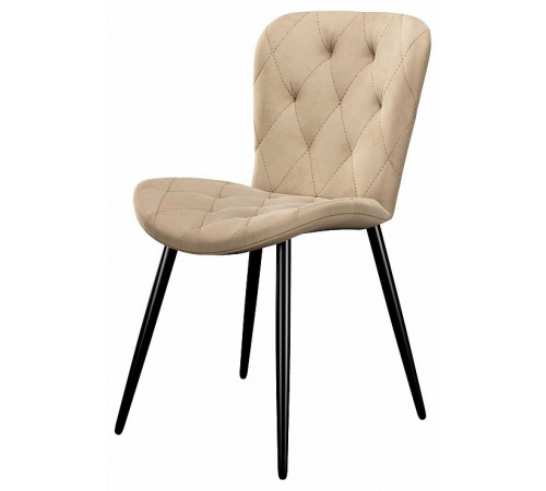 Стул DikLine 303 B03 BEIGE, ножки черные