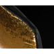 Стул барный DOBRIN DARCY GOLD SHINY 5025_GoldBase-LM черный велюр с золотыми паетками