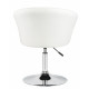 Кресло DOBRIN EDISON  / арт. LM-8600_ChromeBase белый PU