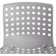 Стул SKALBERG (mod. C-084-A)  металл/пластик, 46 х 56 х 79 см, Grey (серый) / Chrome (хром)