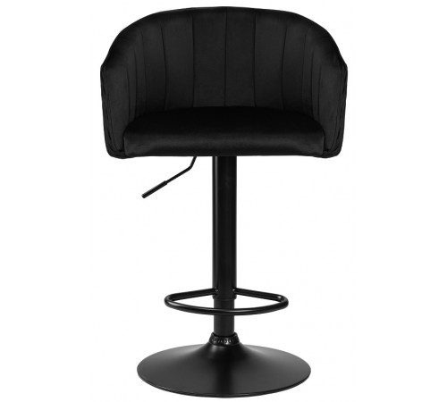 Стул барный DOBRIN DARCY 5025 BlackBase-LM черный велюр