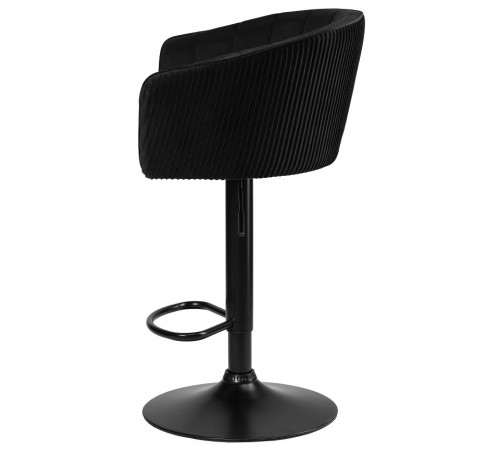 Стул барный DOBRIN DARCY 5025 BlackBase-LM черный велюр