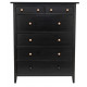 Комод Leset Мира 06 черный