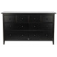 Комод Leset Мира 08 черный
