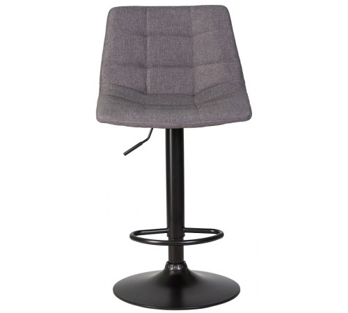 Стул барный DOBRIN TAILOR BLACK BlackBase-LM серая ткань (188-55)