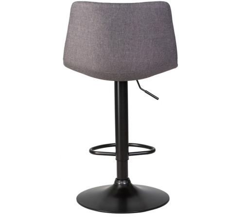 Стул барный DOBRIN TAILOR BLACK BlackBase-LM серая ткань (188-55)