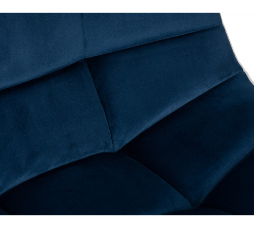 Стул барный DOBRIN TAILOR BLACK BlackBase-LM синий велюр (MJ9-117)
