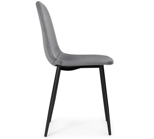 Стул Lilu dark grey / black