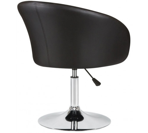 Кресло DOBRIN EDISON  / арт. LM-8600_ChromeBase черный PU