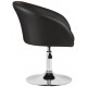 Кресло DOBRIN EDISON  / арт. LM-8600_ChromeBase черный PU