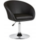 Кресло DOBRIN EDISON  / арт. LM-8600_ChromeBase черный PU