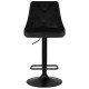 Стул барный DOBRIN JOSEPH BLACK BlackBase-LM черный велюр (MJ9-101)