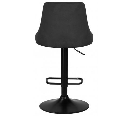 Стул барный DOBRIN JOSEPH BLACK BlackBase-LM черный велюр (MJ9-101)