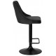 Стул барный DOBRIN JOSEPH BLACK BlackBase-LM черный велюр (MJ9-101)