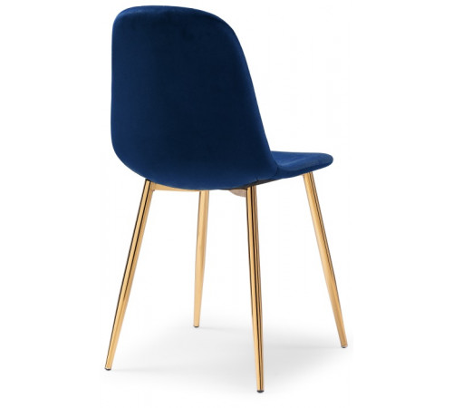 Стул Dabl dark blue / gold