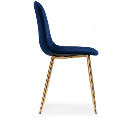 Стул Dabl dark blue / gold