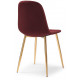 Стул Dabl wine red / gold