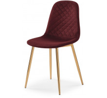 Стул Dabl wine red / gold