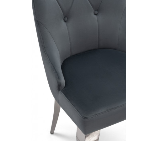 Стул Viki dark grey / steel