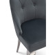Стул Viki dark grey / steel