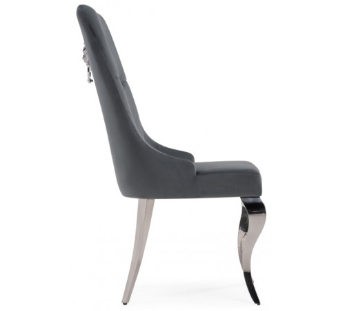 Стул Viki dark grey / steel