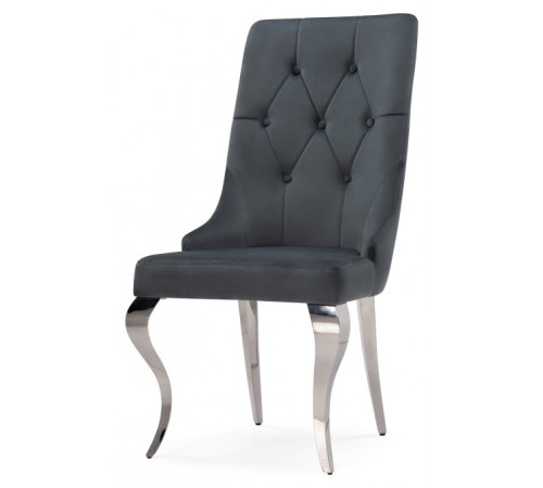 Стул Viki dark grey / steel