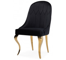 Стул Gustav black / gold